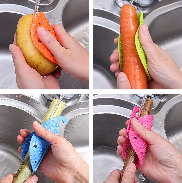 Cooking Tools Kitchen Multi-functional Fruit Vegetable Brush Easy Cleaning for Potato Home Gadgets | Дом и сад
