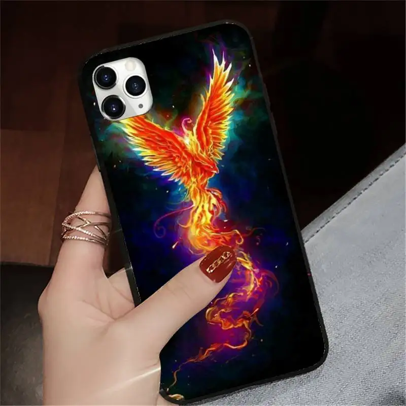 

Cool Animal Phoenix Flamingo Phone Case for iPhone 11 12 pro XS MAX 8 7 6 6S Plus X 5S SE 2020 XR