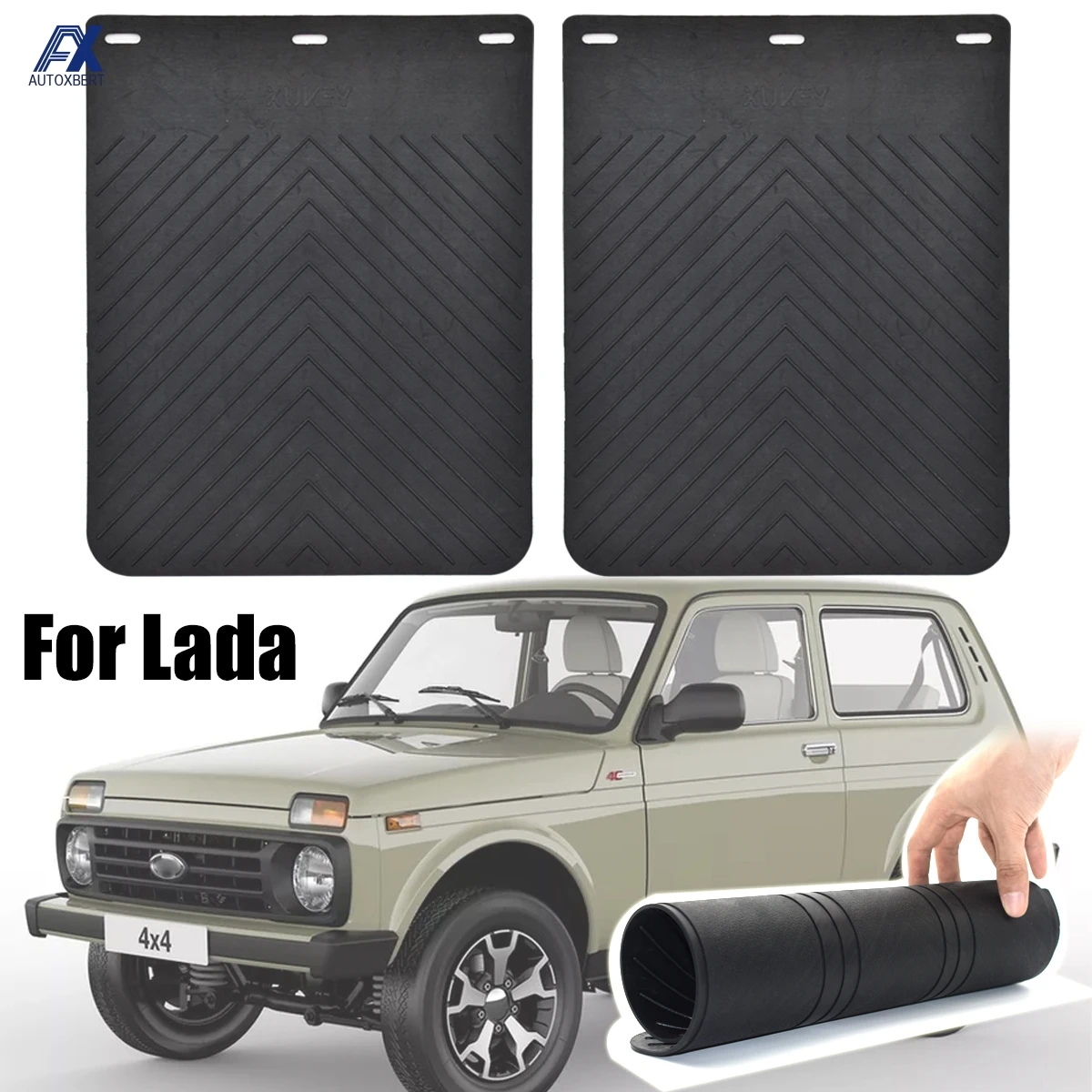 Ралли резиновые Брызговики для Lada Niva 4x4 forа Landole Urban BRONTO XRAY X-RAY Largus городские |