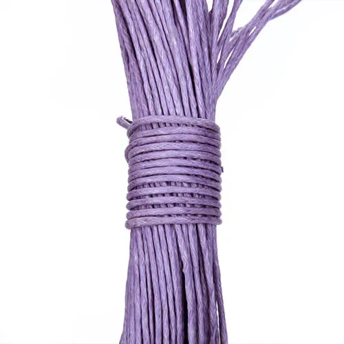 

2x Waxed Cotton Beading Cord/String 54.7yd ~ U PICK Lavender 1mm