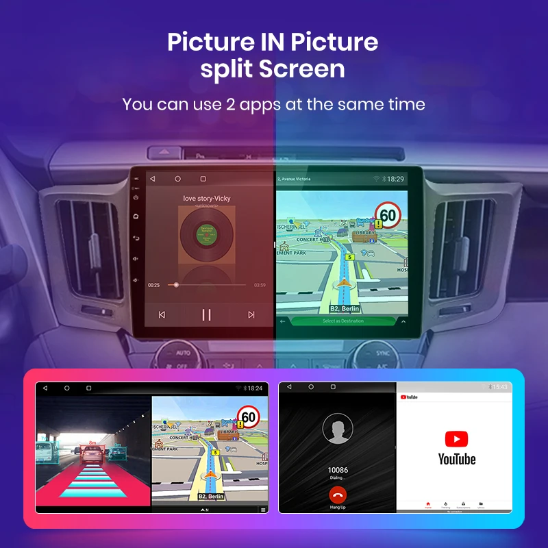 Автомагнитола Junsun V3Pro мультимедийный проигрыватель на Android 10 с голосовым