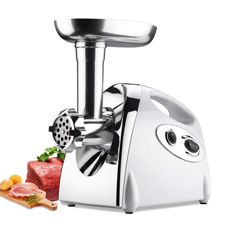 Бытовая электрическая мясорубка колбасный шприц Нержавеющая сталь Мясорубка