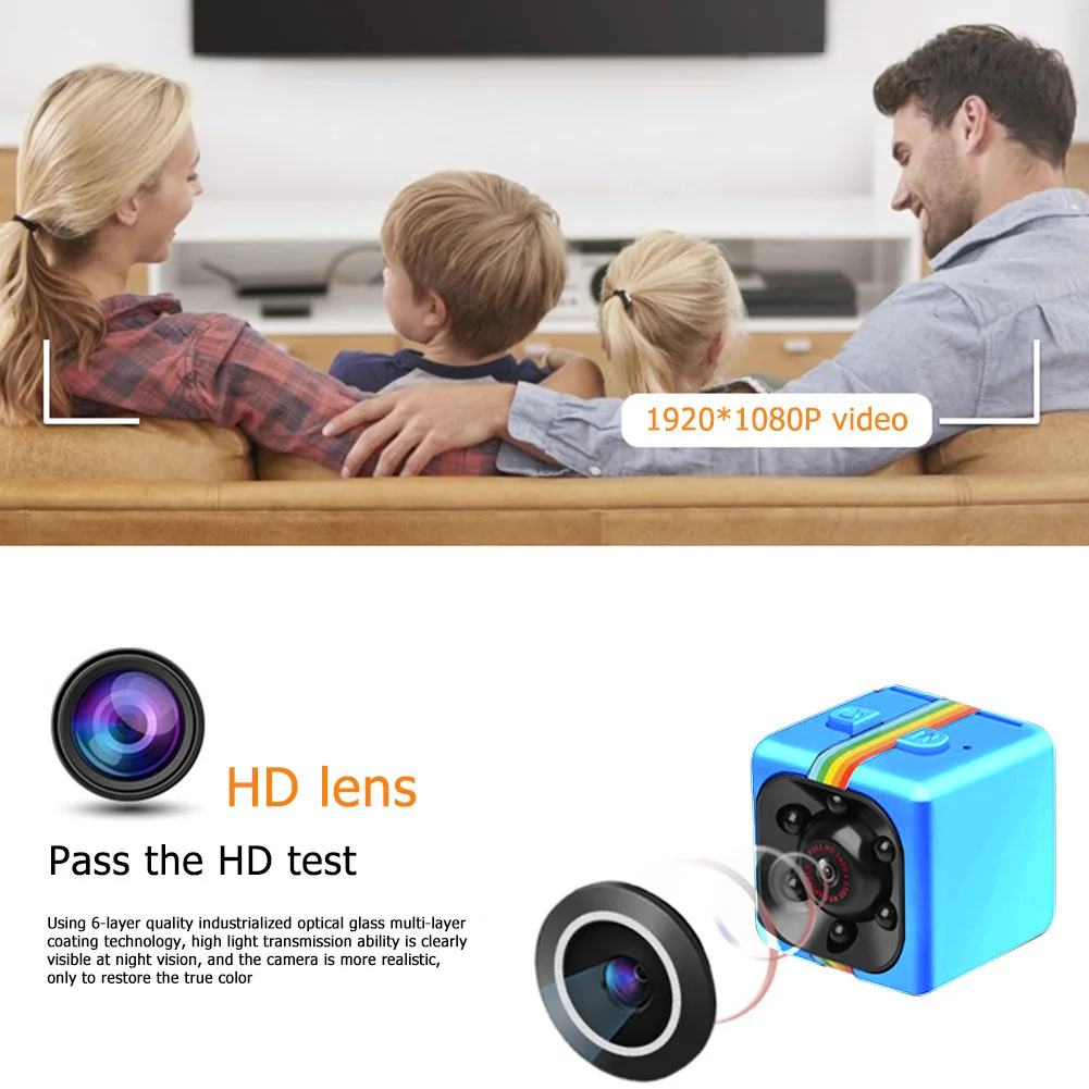 

SQ11 1080P 960P MiniCamera Sport DV Infrared Night Vision Camera Car DV Digital Video for Kid Children Gifts
