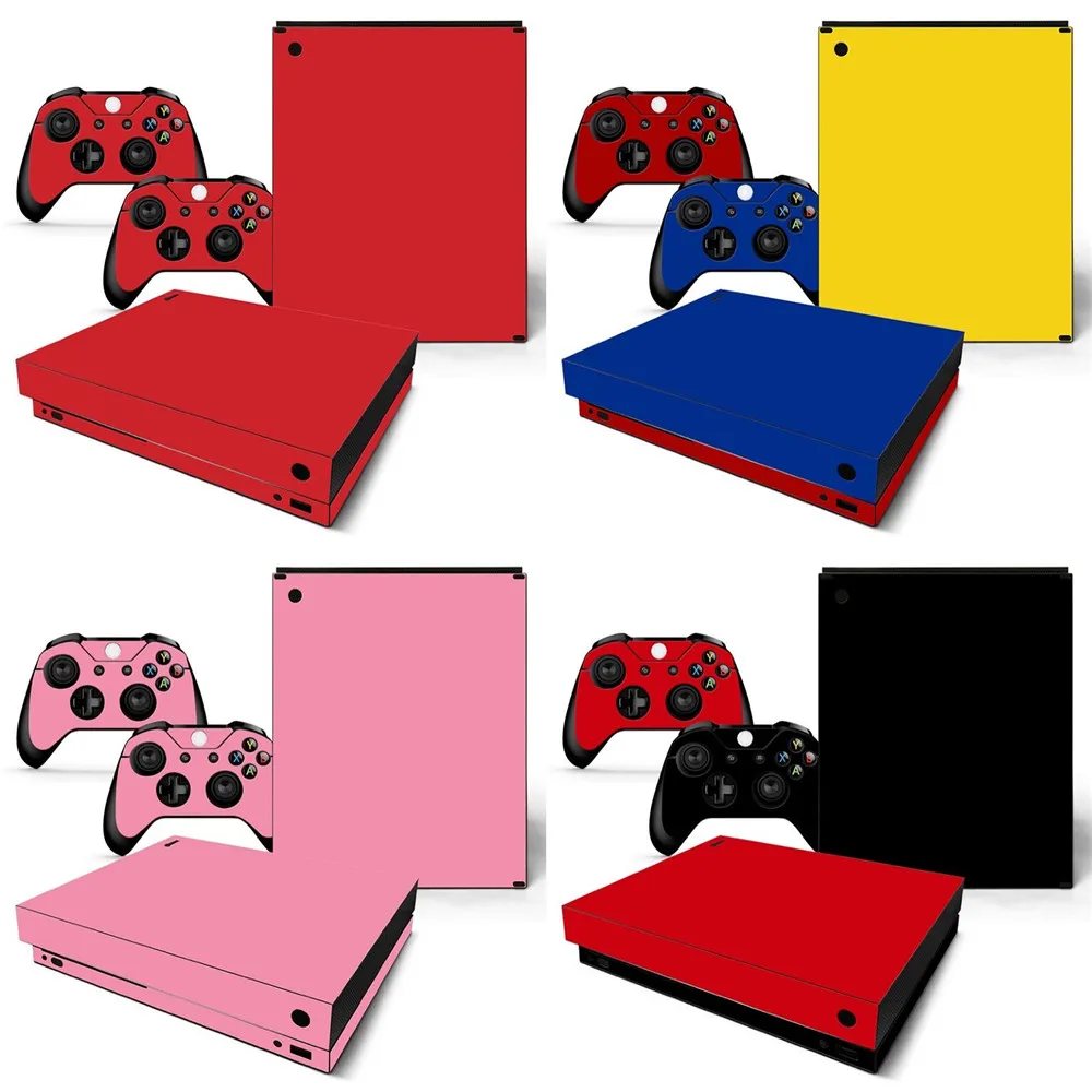 Новое прибытие череп дизайн всего тела Крышка для Xbox One X наклейки обернуть стикер