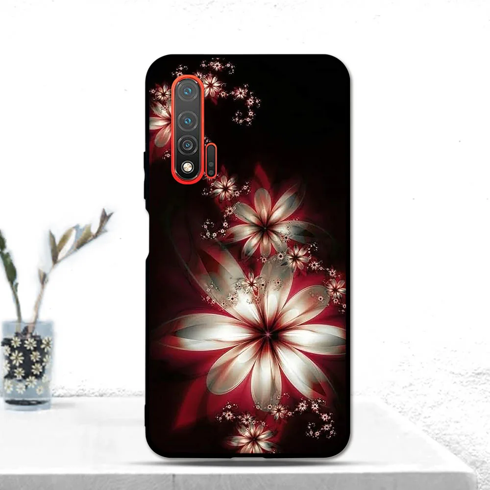 Чехол-бампер для Huawei Nova 6 Милый Мягкий ТПУ силиконовый защитный чехол 5G чехлы