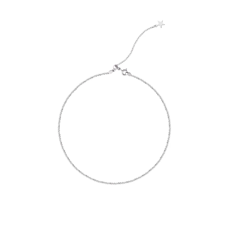 

Two pull style necklaces cold wind clavicle chain Korean temperament net red neck chain short style female minority Pendant