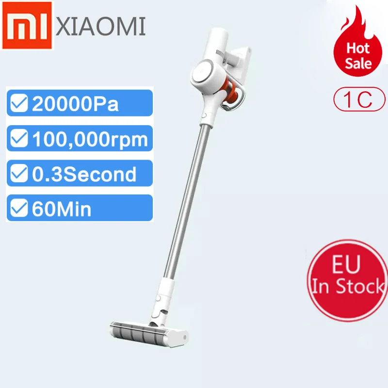 Новинка Xiao mi jia 1C беспроводной пылесос ручной mi robot 20000Pa suction100000rpm мотор для чистки ковров