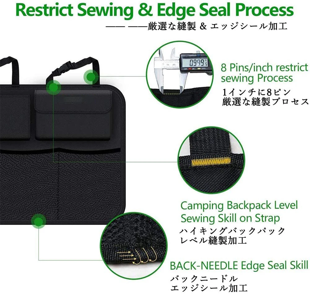 Органайзер для багажника автомобиля сумка хранения на спинку сиденья дюйма с