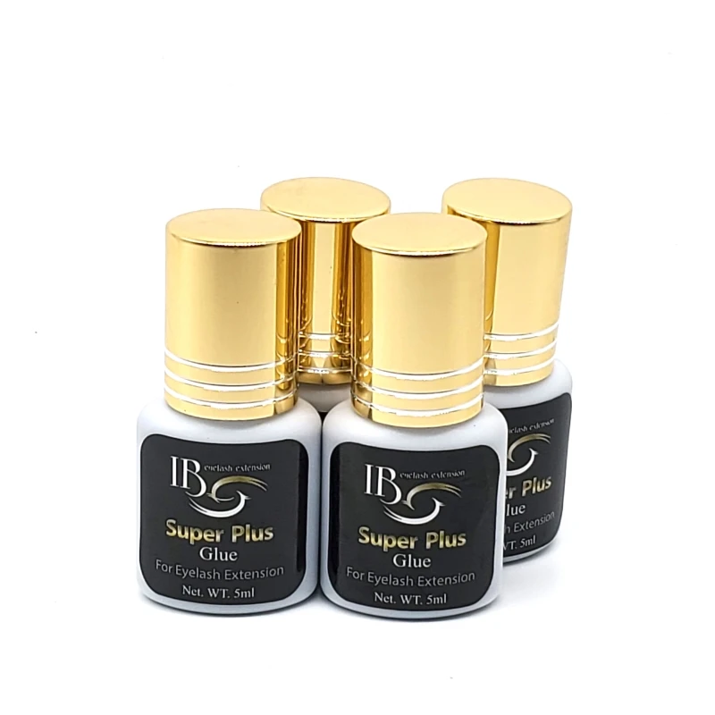 Новое поступление корейский IB ibeauty супер плюс клей для наращивания ресниц черный клей Золотая крышка 5 мл 1s быстрая сушка