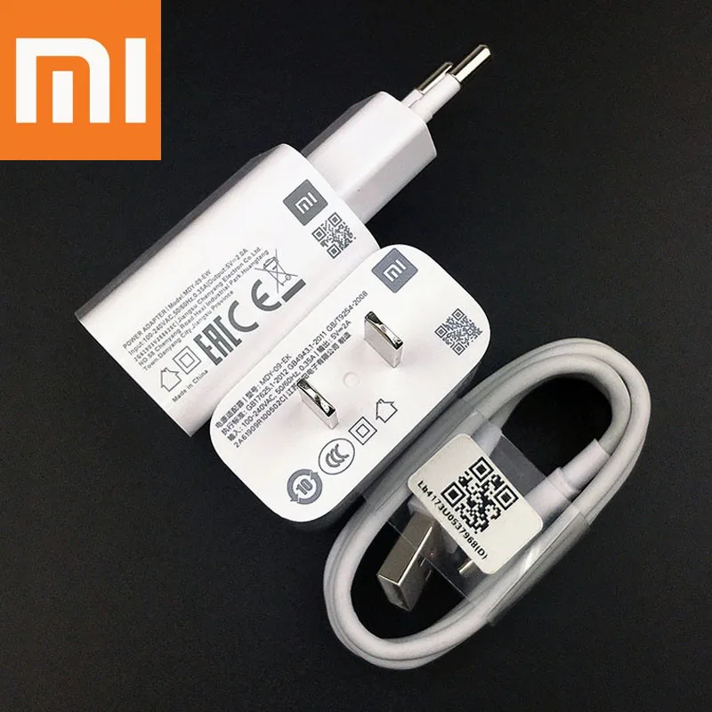 Оригинальный зарядный кабель Xiaomi Usb C/Micro USB 5 В/2 А зарядное устройство для mi a1 a2 lite 2