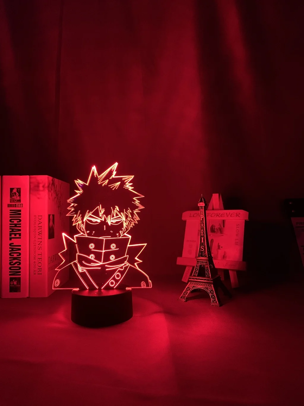 Аниме 3d светодиодный ночсветильник My Hero Academia для украшения спальни подарок на