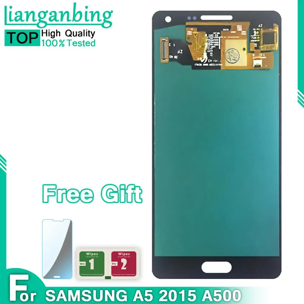 ЖК дисплей Super AMOLED A5 2015 A500 A500H A500F A500M 100% протестированный рабочий сенсорный экран в