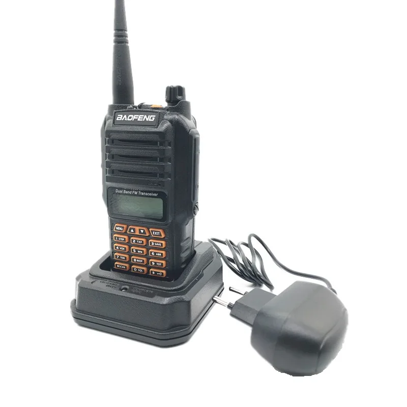 2 шт. BAOFENG UV-9R PLUS 10 Вт Высокая мощность портативная рация Водонепроницаемый VHF UHF Ham CB радио приемопередатчик сканер двухстороннее радио Охотник