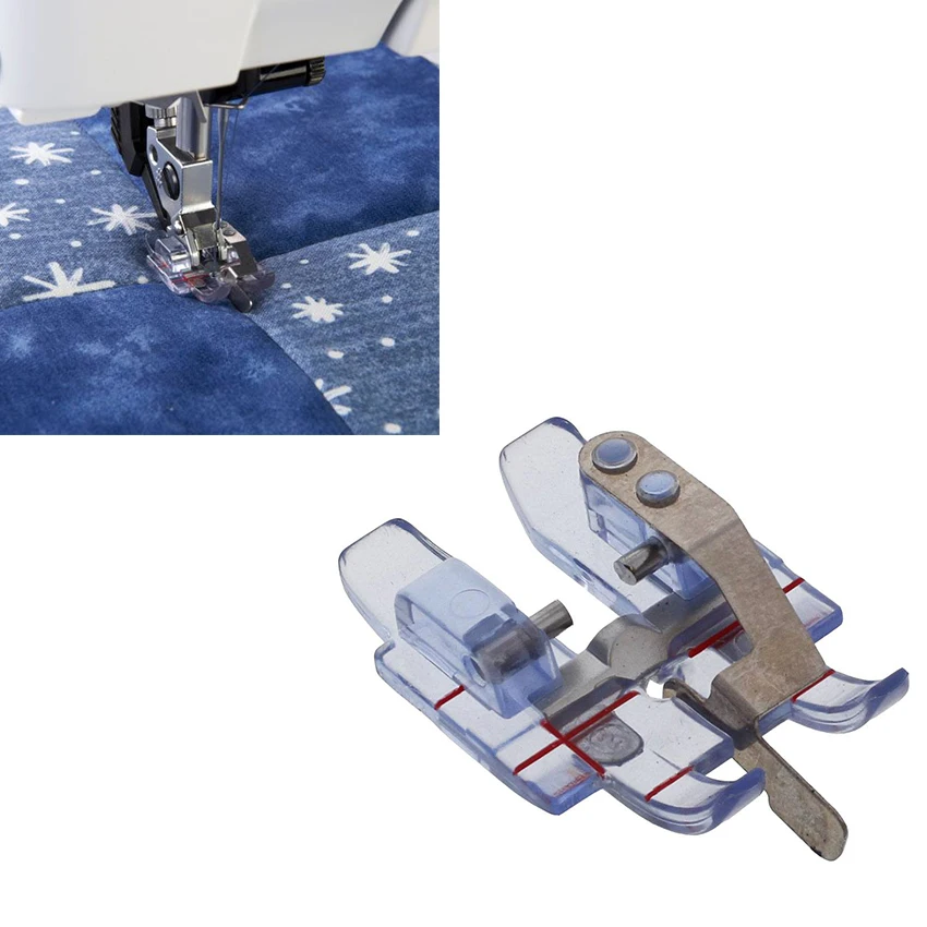 820882096 Snap On Clear Stitch in The Ditch Quilting Presser Foot for Pfaff ST882P|Швейные инструменты и аксессуары| |