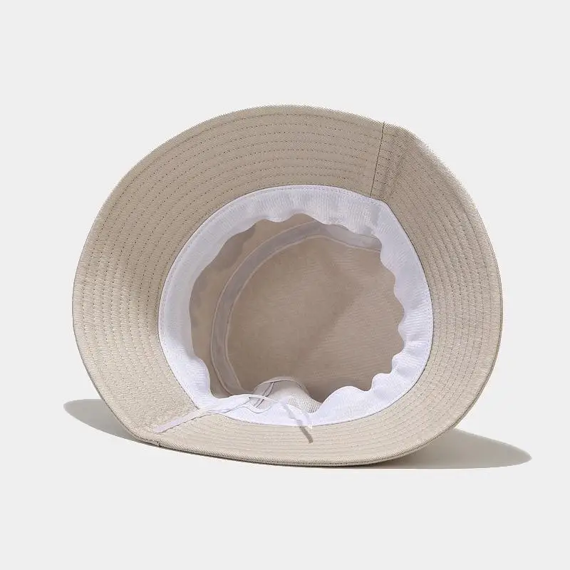 

Flower Embroidery Cotton Bucket Hat Fisherman Hat Outdoor Travel Hat Sun Cap Hats for Men and Women 134