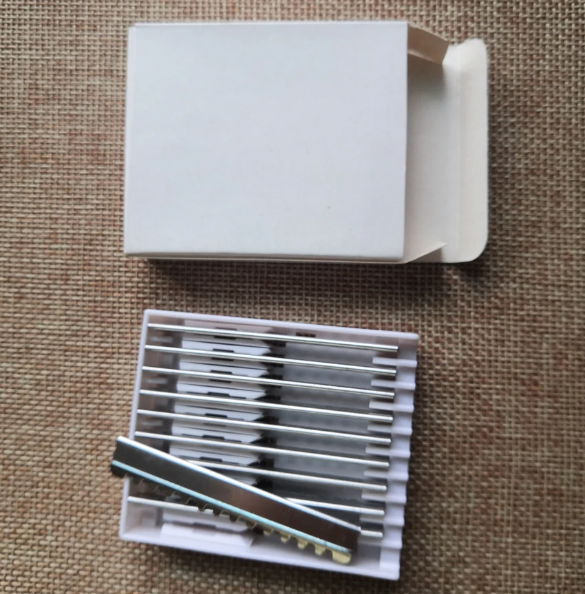 10pcs blade Высокое качество Профессиональные волосы бритвы лезвия в 10 штук в каждой упаковке/нержавеющая сталь - Цвет: 10pcs blade