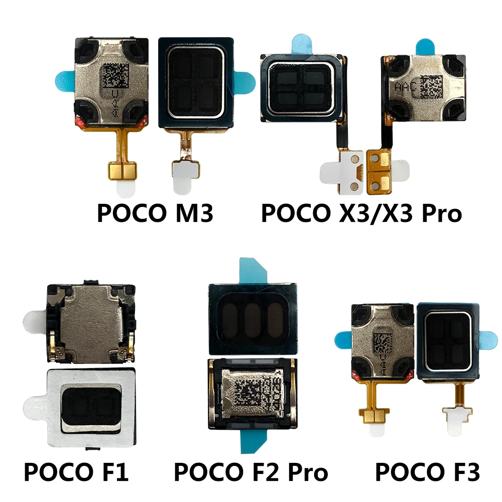 

Mi Poco M3 Pro Original New Earphone Earpiece Top Ear Speaker For Xiaomi Poco F1 F2 Pro F3 M3 Pro Earpiece Receiver Earphone