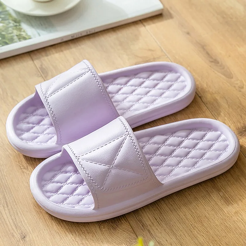 

Slip-Proof Thick-Soled Indoor Outdoor Slippers Women Flip Flops House Sleepers Shoes Woman Home New Stylish Adult Sandals