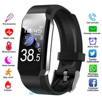 temperature smart watch 2021 new men women smartwatch fitness tracker heart rate monitor smart clock for andriod ios smart watch