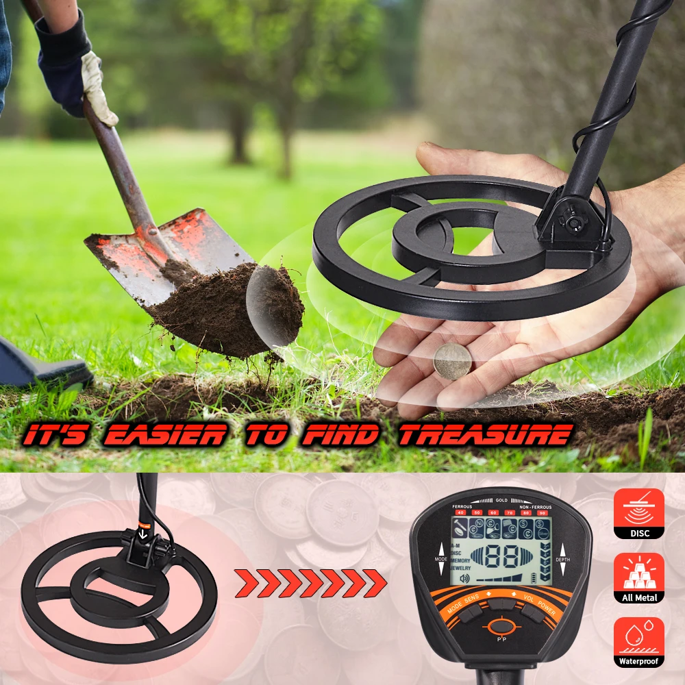 TX 950 профессиональный Подземный металлоискатель de Metal Search Pinpointer Gold Detector Treasure Hunter