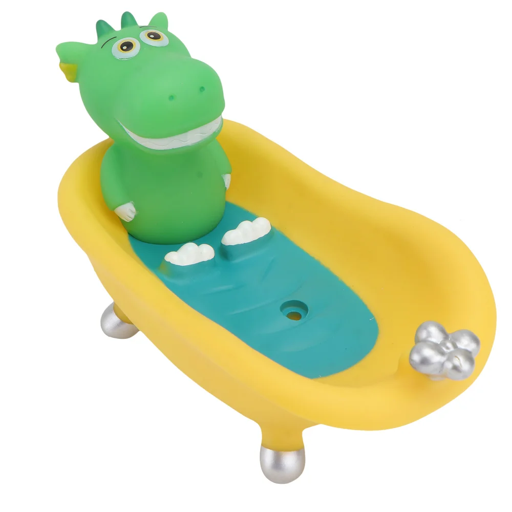 

1PC Lovely Cartoon Soap Box Bathtub Shape Soap Case Soap Container