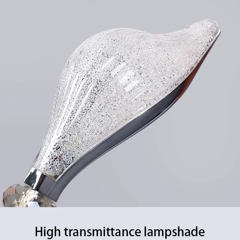 

Modern K9 Crystal Lamp Chandelier for Living room Luxury Silver pendant lamp Chandeliers Lighting for living room decoration