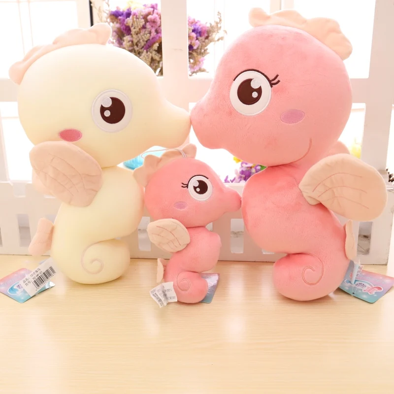

Cute Design Soft Plush Sea Horse Toy Stuffed Hippocampus For Kids Kawaii Gift Children Room Decor Christmas On Sale