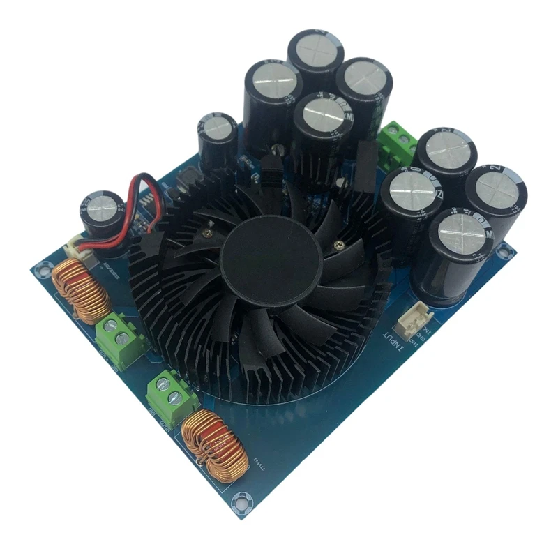 

TDA8954 Digital Power Amplifier Board 2x210W High-Power Class D Audio Power Amplifier Board with Fan Cooling