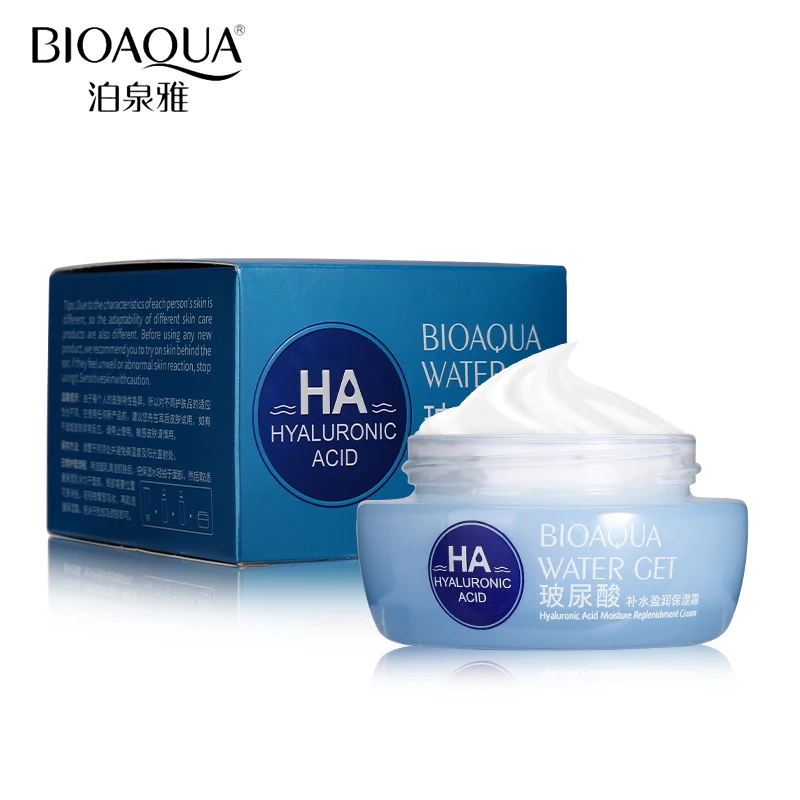 

BIOAQUA питательные увлажняющие бренд увлажняющий крем для лица с гиалуроновой кислотой, улучшает сухую кожу антивозрастной коллаген от морщин отбеливающий дневной крем 50 г