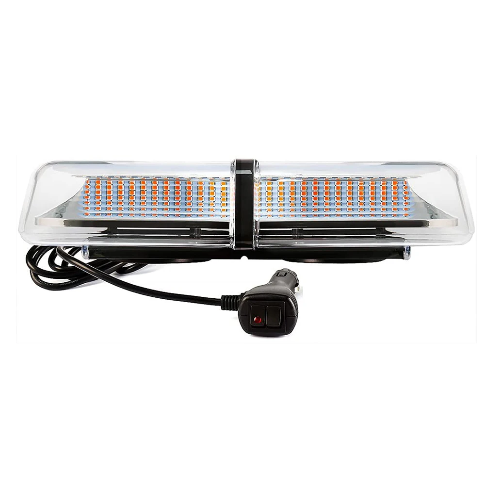 

12-24V 72 LED Amber Police Law Enforcement car Strobe Beacon Emergency light Warning Mini Bar Hazard lamp with Magnetic Base