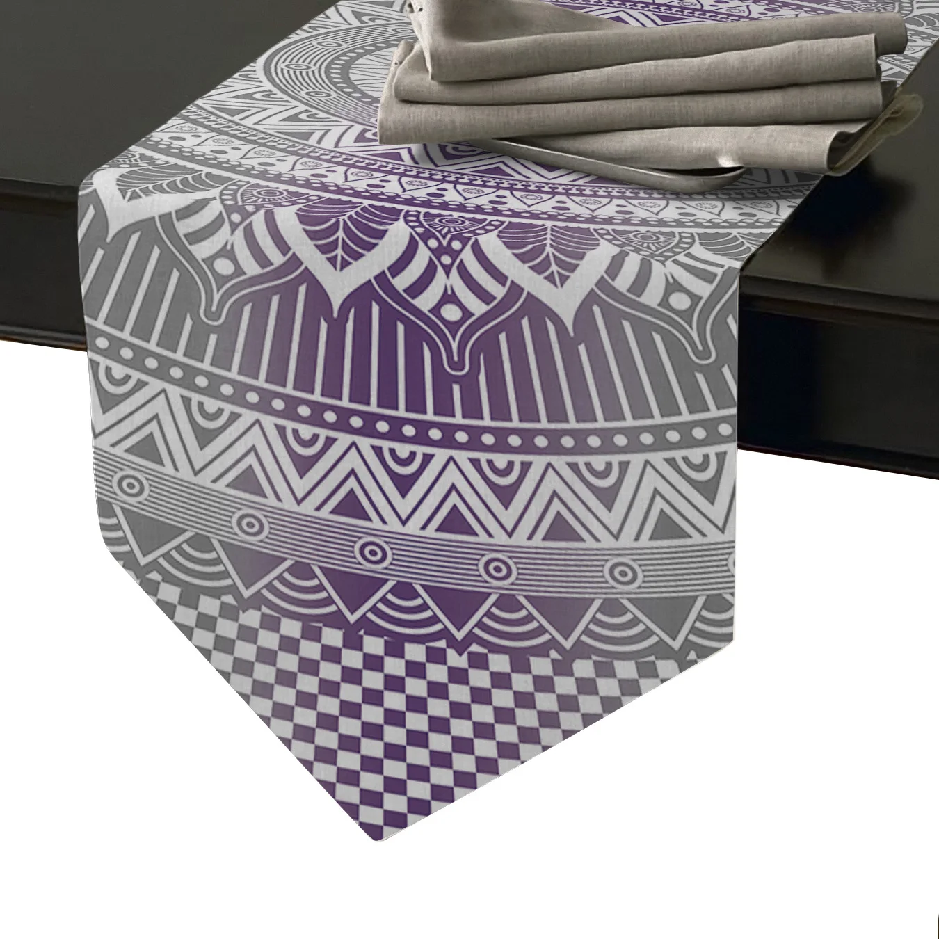 Настольный бегун s Хиппи Мандала искусство богемный современный ткань