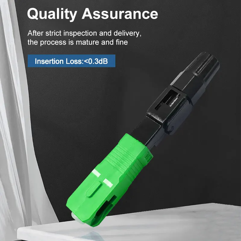 ONTi FTTH встроенный волоконно-оптический Быстрый Соединитель SC APC Одномодовый