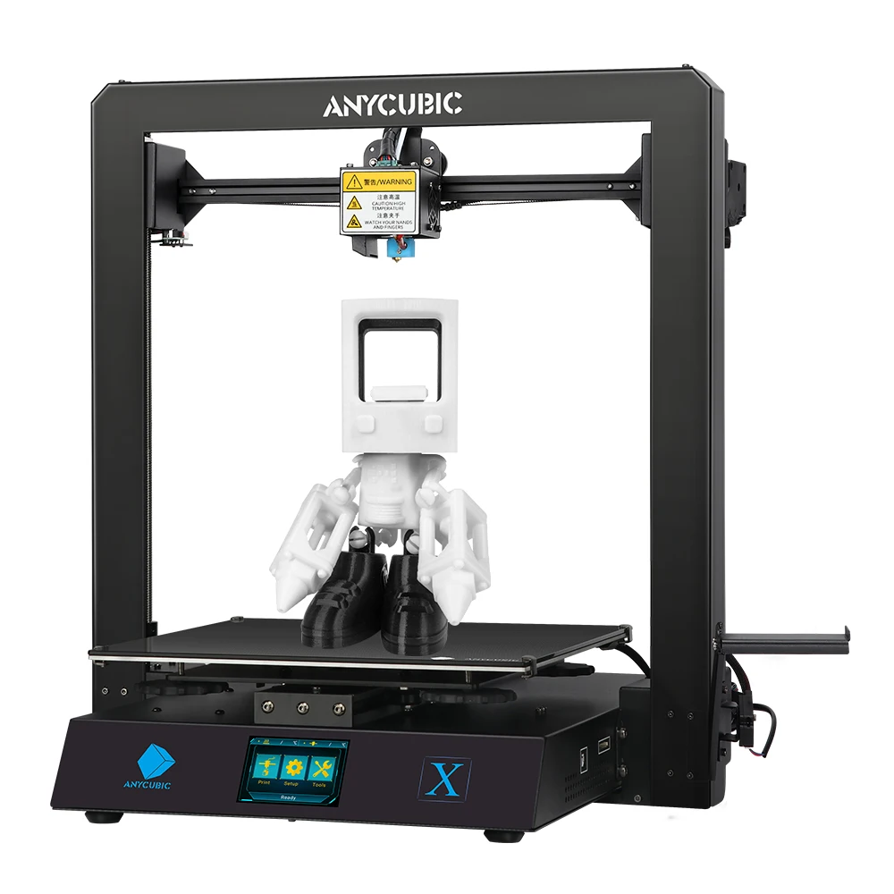3D принтер Anycubic Mega X Большой объем сборки 300*300*305 мм с двумя винтовыми стержнями