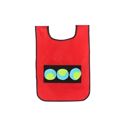 Детские игры Dodge Sticky Ball Target жилет Дротика игры дети на открытом воздухе игрушки для детей Kindergarden дети готовы - Цвет: Kids Red