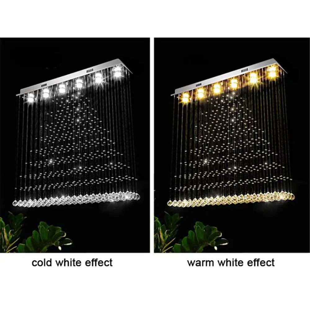 Современная люстра в форме капли дождя L100 * W20 h100 см светодиодный потолочный