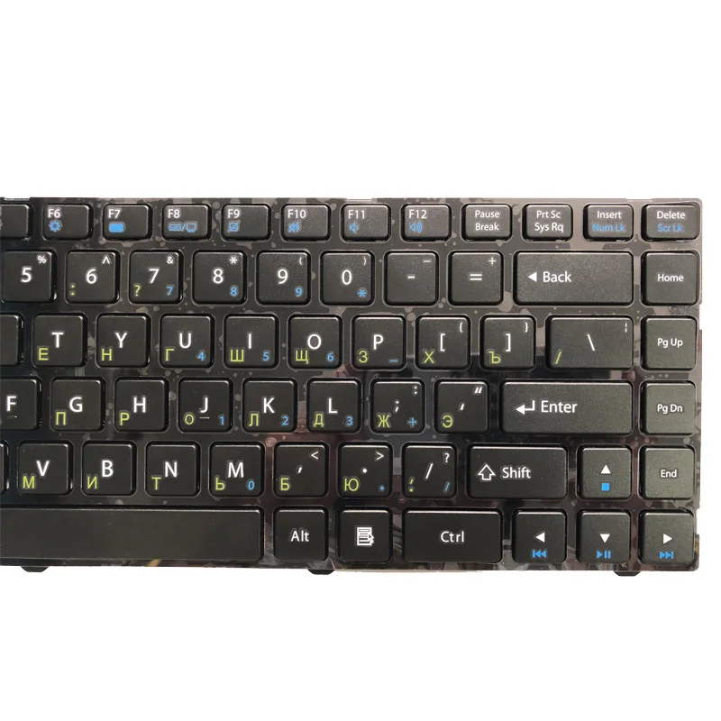 Русская клавиатура для ноутбука DNS Pegatron B14Y B34FD (0150931) MP-11P53SU-5281 0KN0-A01RU12 RU MP-11P53US-528 с