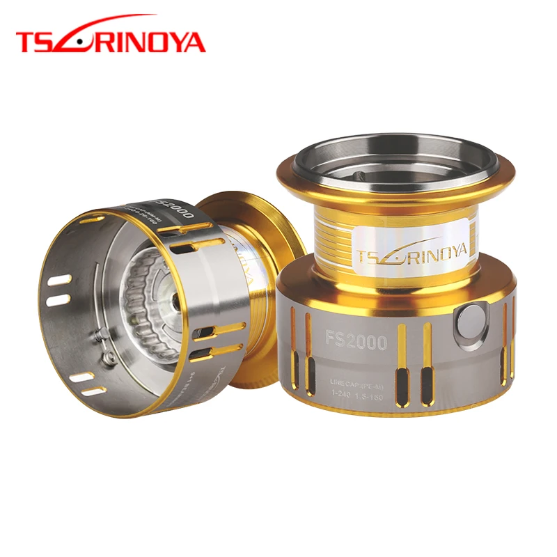 Рыболовная катушка TSURINOYA FS 800 1000 2000 3000 4000 5000 рыболовная Катушка 5 2: 1 9 + 1BB Спиннинг
