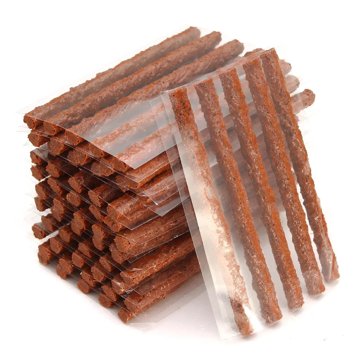 

60Pcs Self Vulcanizing Tire Repair Plug Tubeless Seal Patch For Tyre Maintenance