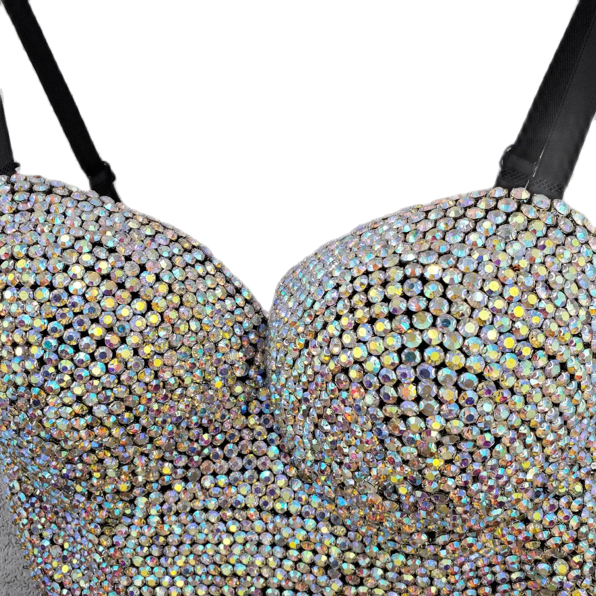 

2021 beads bra diamond suspender vest camisoles sports bras bustiers&corsets/camisoles&tanks crop tops pearl tank tops bra top