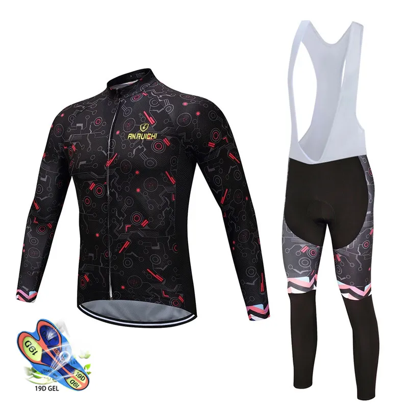Pro team Велоспорт Джерси 2020 одежда Весна мужской костюм с длинным рукавом дышащий открытый езда на велосипеде