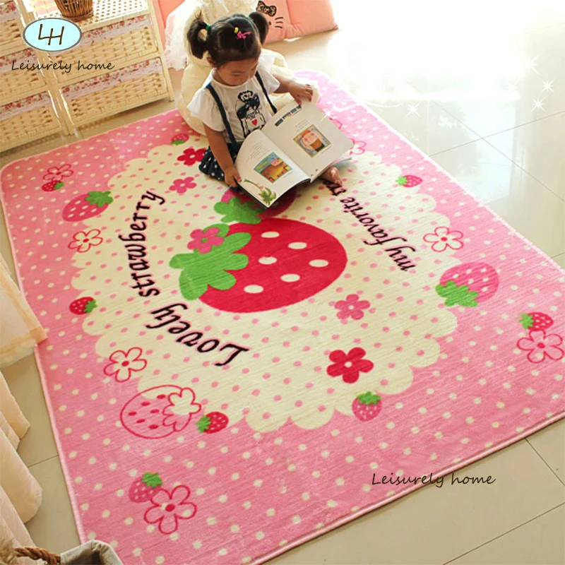 Ультрамягкий детский 3D коврик для ползания с цветочным рисунком декоративный