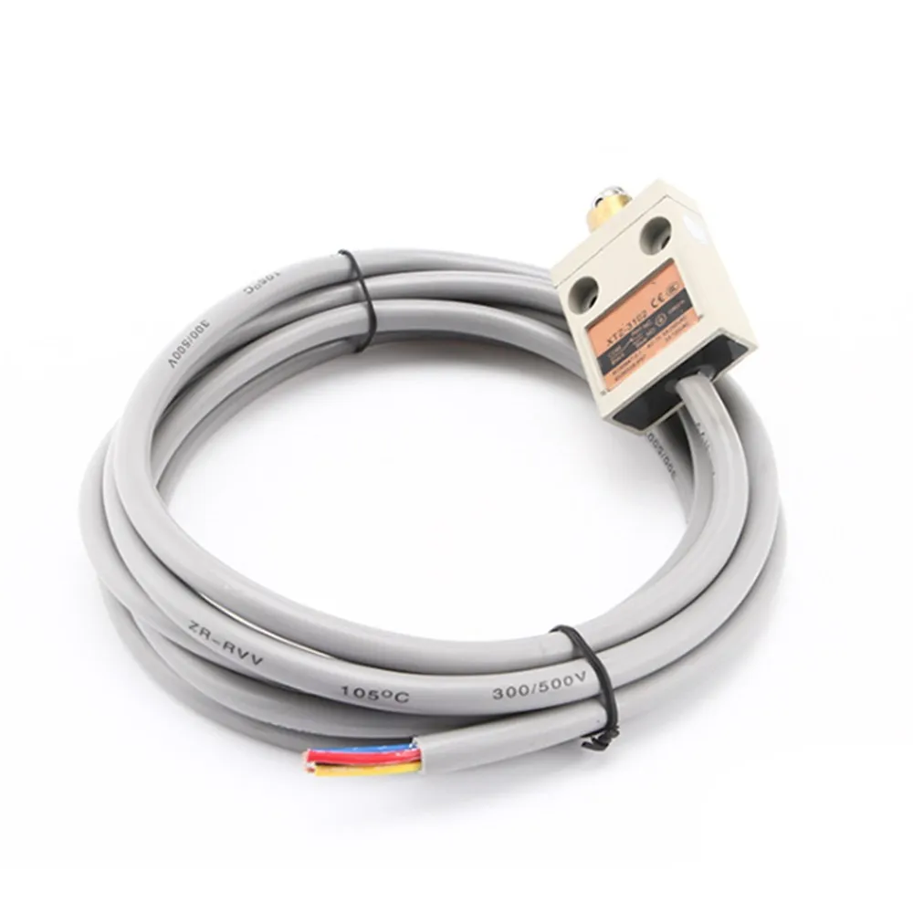 XTZ-3102 IP67 4 провода Roller Lever Концевой выключатель плунжера SPDT NO + NC Медь провод 3 метра