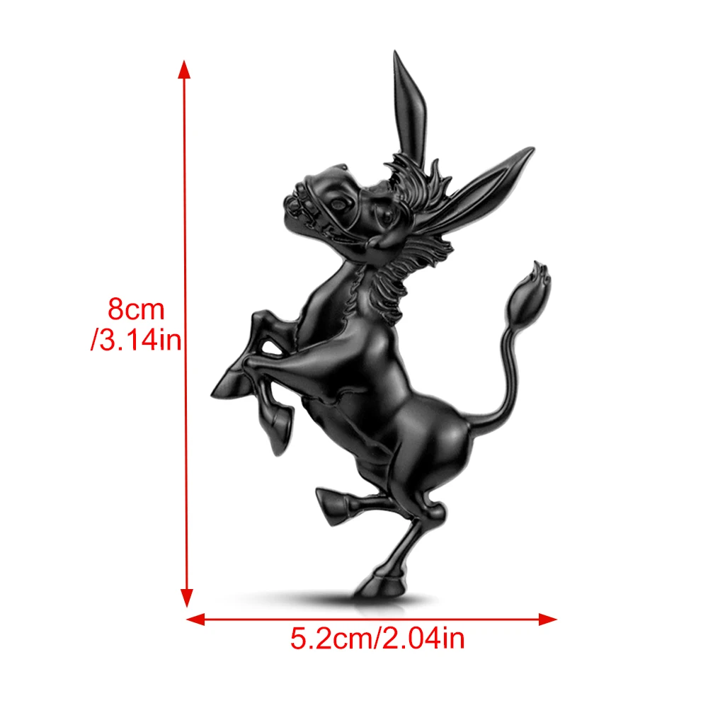 Автомобильная наклейка DSYCAR Donkey эмблема значок 3D Премиум металлическая