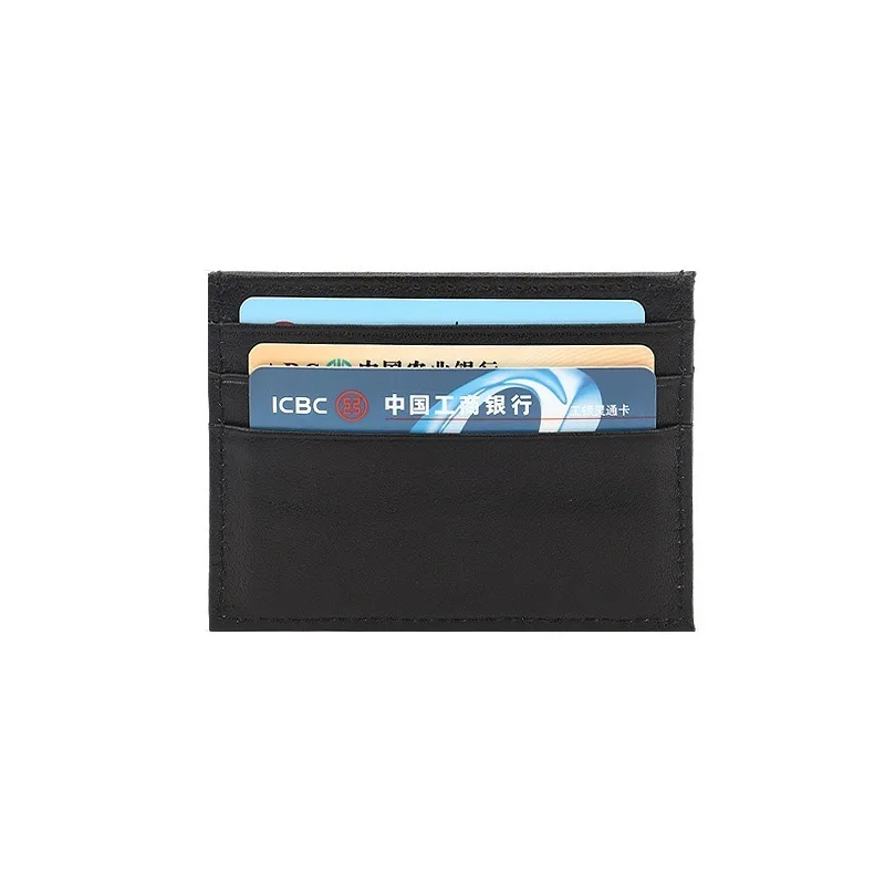 

New Genuine Leather Driver's License Bag Crazy Horse Pickup Bag Purse Bank Card Card Case Ultra-thin Small Leather Case