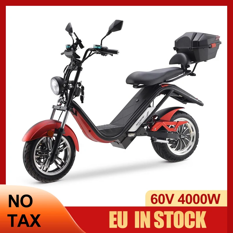 Billig C1-031 5,0 Citycoco Elektrische Motorrad Roller Abnehmbare Batterie Elektrische Fahrzeug Road Gesetz EWG/COC 60V 38AH 4000W