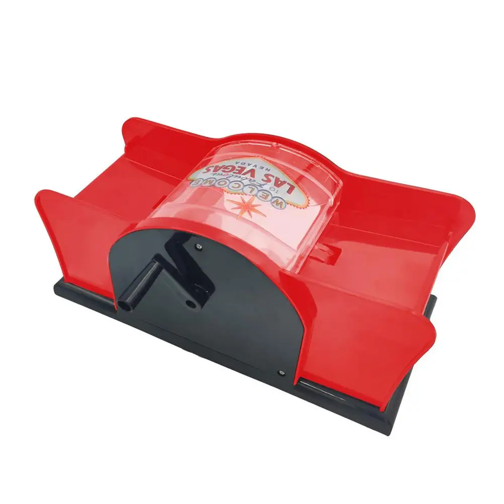 Пластик ручной коленчатый машинка для тасования карт 2 палубная карта чисел