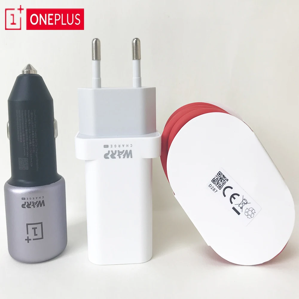 Автомобильное зарядное устройство OnePlus 7T Pro 5 В 6 А оригинальное быстрое для One Plus