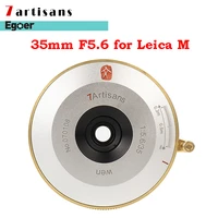 7artisans 35mm f5 6 full frame lens for leica m mount camera light weight large aperture mf manual focus camera m10r m9 m10