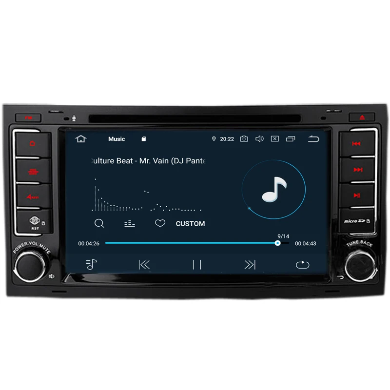COIKA 7 &quotAndroid 9 0 система автомобильный DVD головное устройство для Volkswagen Touareg 2004-2011 с