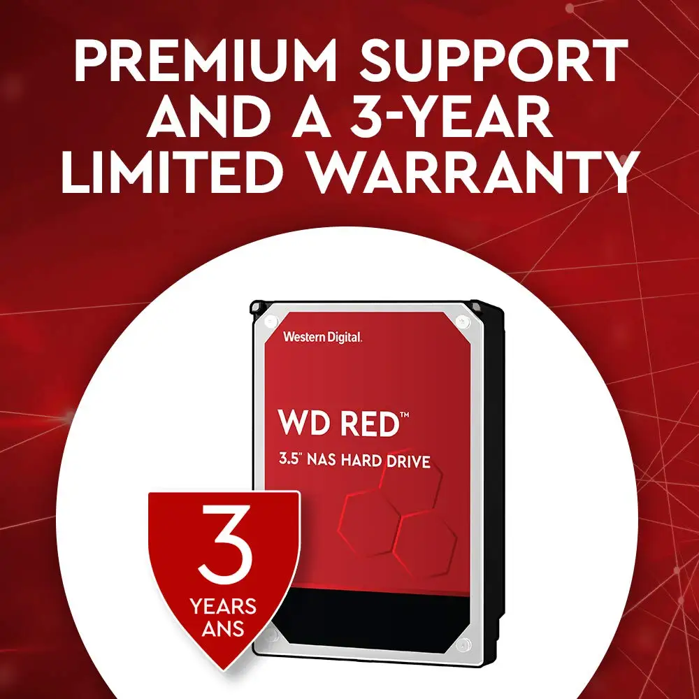 Verkauf WD Rot 12TB NAS Interne Festplatte-5400 RPM Klasse, SATA 6 GB/S, 256 MB Cache, 3.5